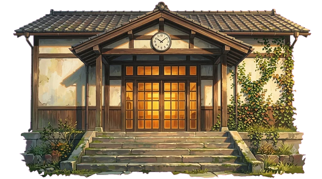 The school entrance